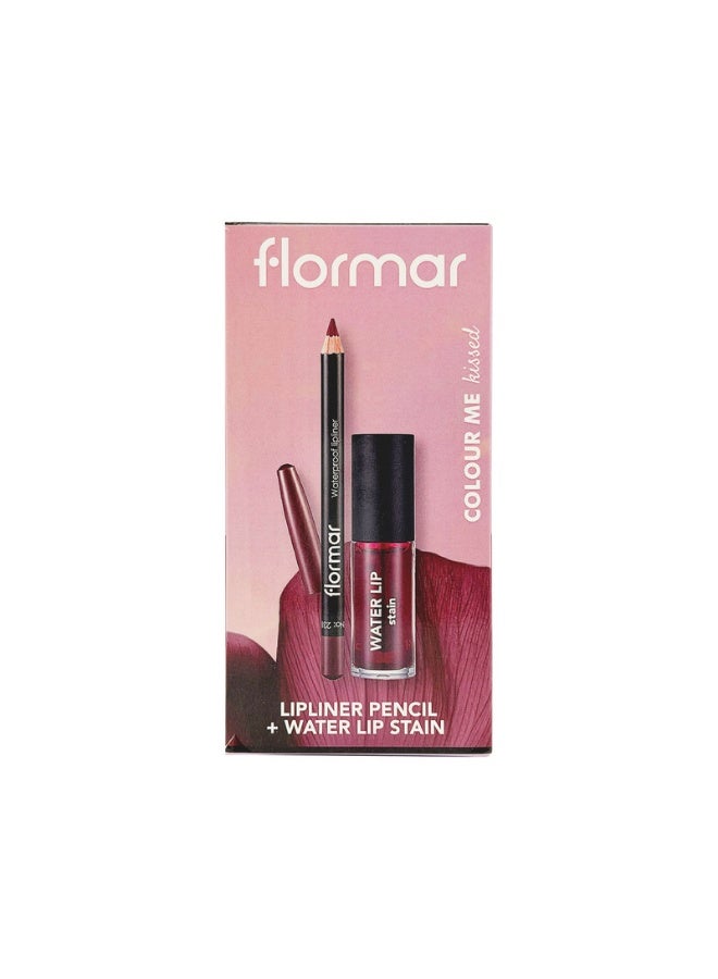 flormar Lip Stain + Lip Liner Combo Pack multicolour - Image 1