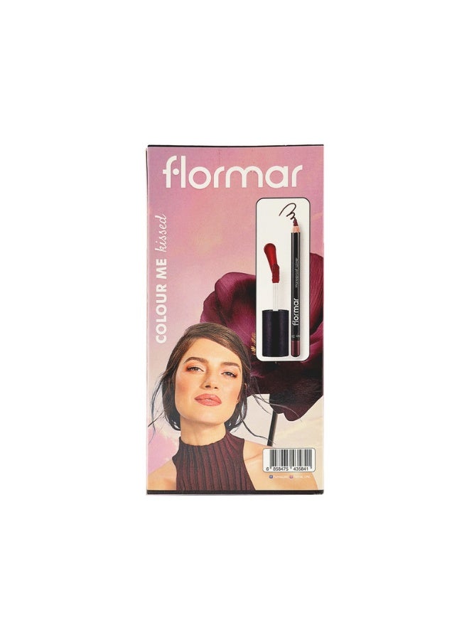 flormar Lip Stain + Lip Liner Combo Pack multicolour - Image 3