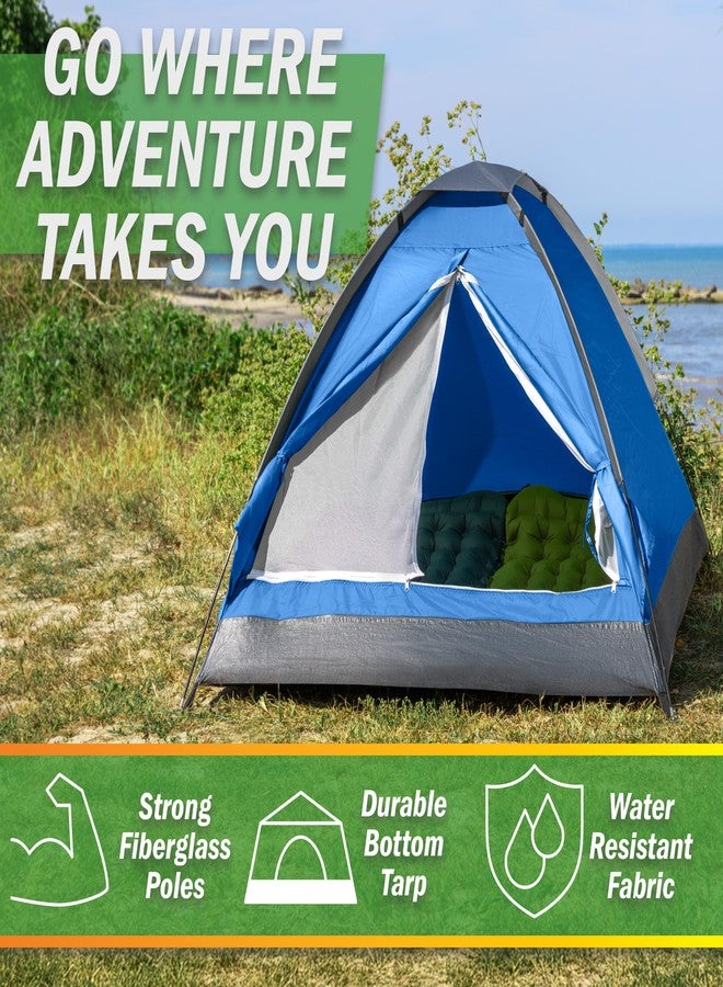 Wakeman 2 Person Tent - Rain Fly & Carrying Bag - Lightweight Dome Tents For Kids Or Adults - Camping, Backpacking, And Hiking Gear By Outdoors - Image 3