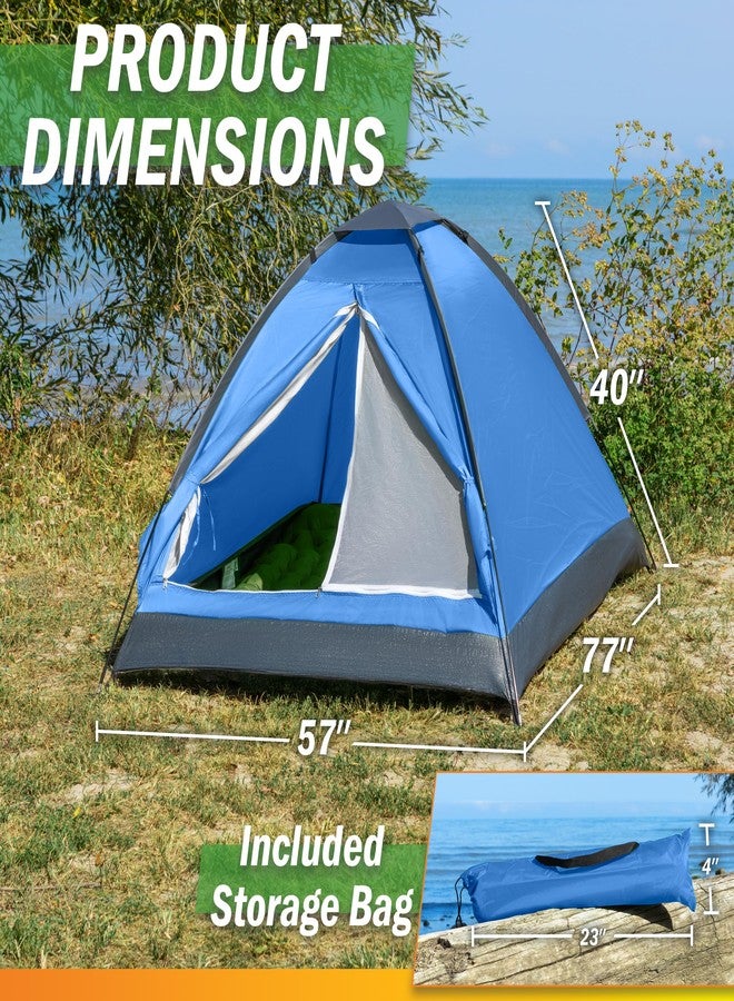 Wakeman 2 Person Tent - Rain Fly & Carrying Bag - Lightweight Dome Tents For Kids Or Adults - Camping, Backpacking, And Hiking Gear By Outdoors - Image 2