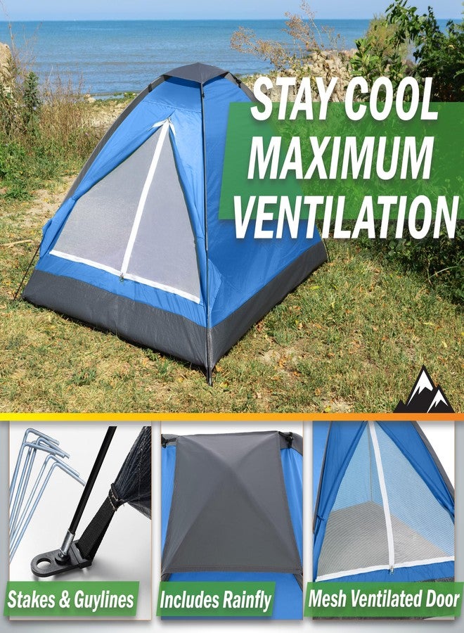 Wakeman 2 Person Tent - Rain Fly & Carrying Bag - Lightweight Dome Tents For Kids Or Adults - Camping, Backpacking, And Hiking Gear By Outdoors - Image 4