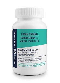 Vimergy Vegan Epa/Dha 30 Servings Algal Omega 3 Fatty Acids Plant Based Fish Oil Alternative With Vitamin E Supports Heart Brain & Eye Health Nongmo Glutenfree Soyfree Paleo (90 Count)  - Image 4