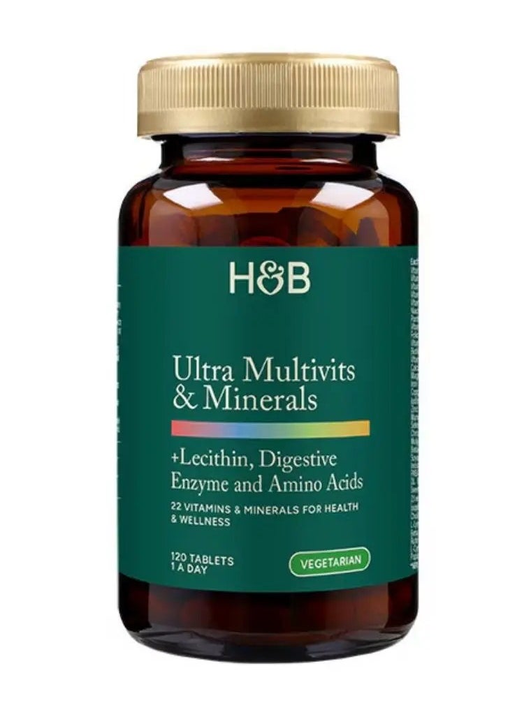 H&B H&B Ultra Multivitamins & Minerals Tablets, Pack of 120's 