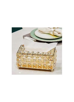 Spaceshoop Crystal Tissue Box Artificial Paper Rack Holder Home Decor Clear  - Image 2