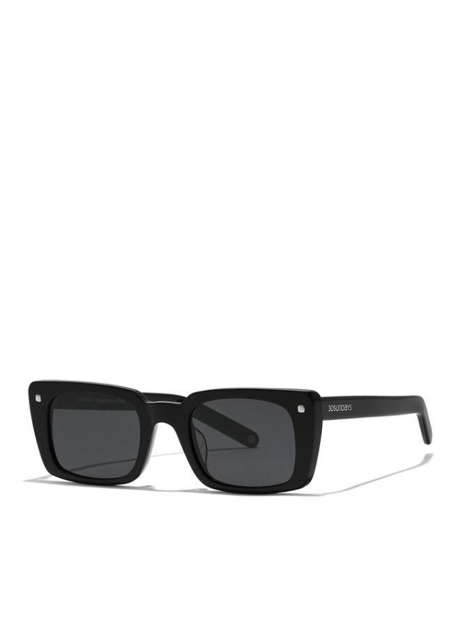 30Sundays THAT'S WOW Women Gray Sunglasses - Frame Material: Acetate - Lens Color: Gray- Frame Color: Black - Full Rim - Image 2