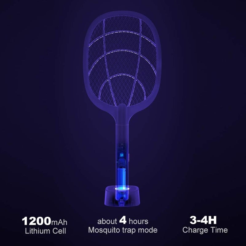 Spaceshoop homegeek Electronic Bug Zapper Racket - Image 4