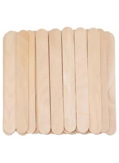 100 Pcs Wooden Spatula Wax Applicator