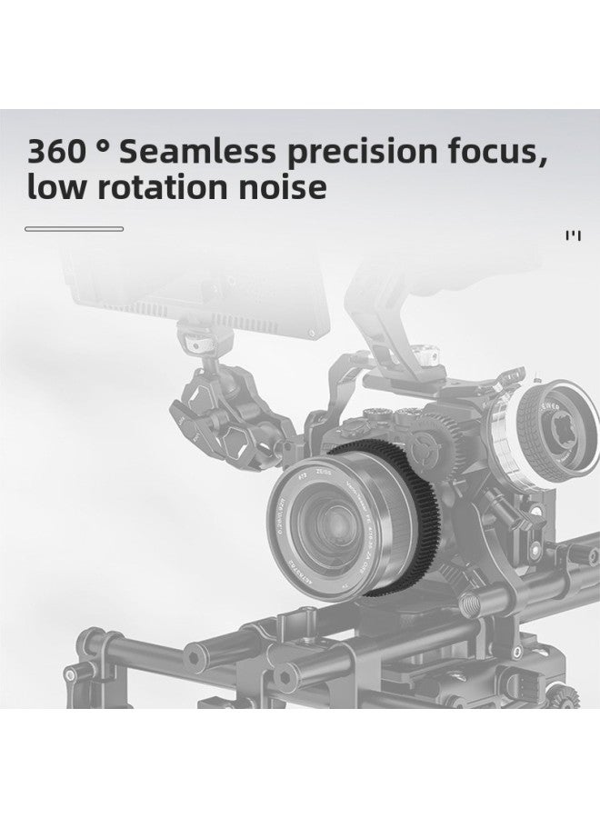 Lens Heel Focus Ring Heel Focus Belt Rotating Focus Focusing Ring Gear Ring SLR Micro Single Camera Lens Accessories-Color:8166-diameter 60-67 Blue  - Image 5