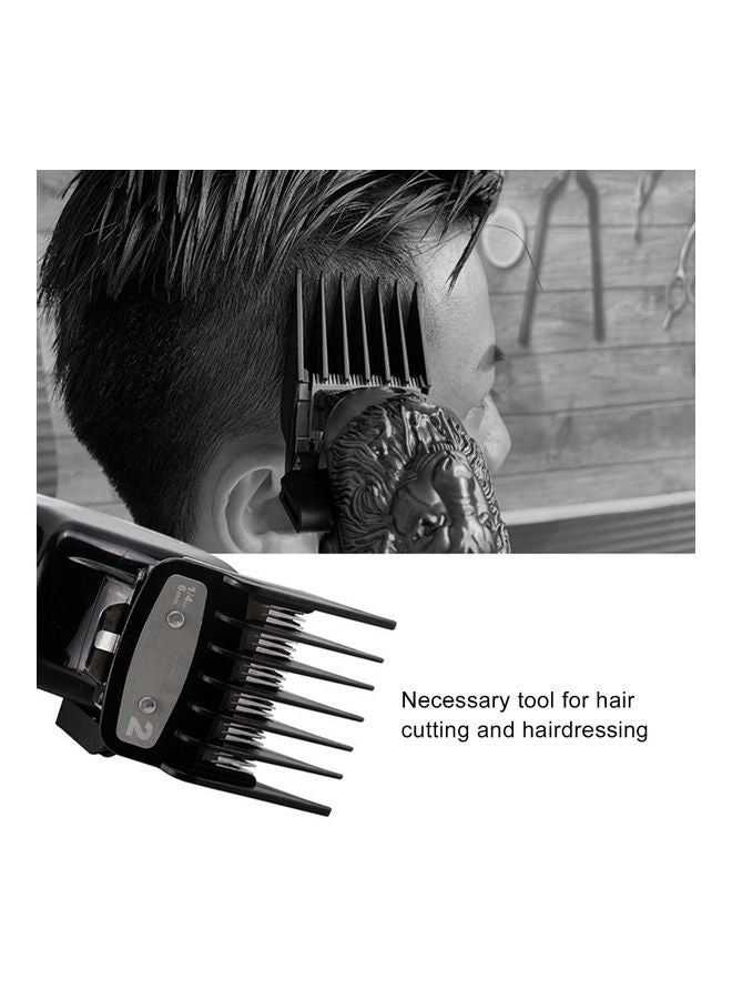 NIBEMINENT 10 Sizes Hair Clipper Limit Comb Guide Attachment Set Black - Image 2