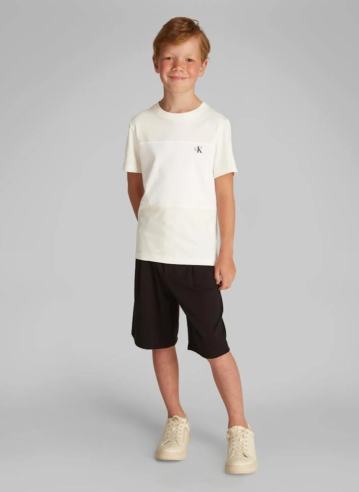Calvin Klein Jeans Kids 2 Pack Crew Neck T-Shirt