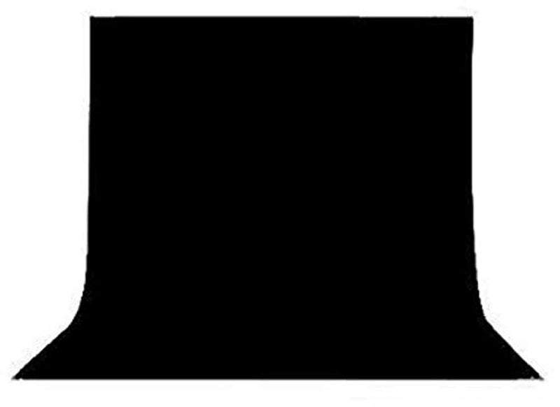 COOPIC 3x3m Black Non-woven fabric Photo Photography Backdrop Background Cloth 10x10ft