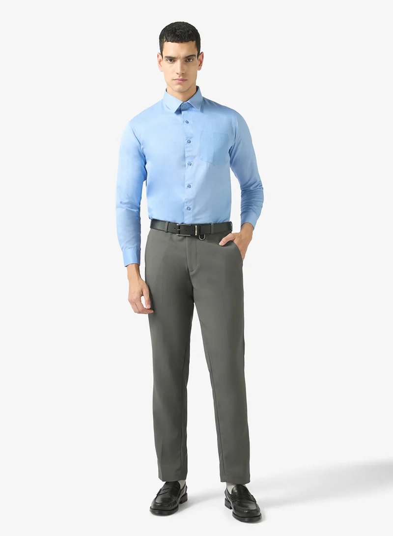 Robert Wood Texttured Fabric Straight Fit