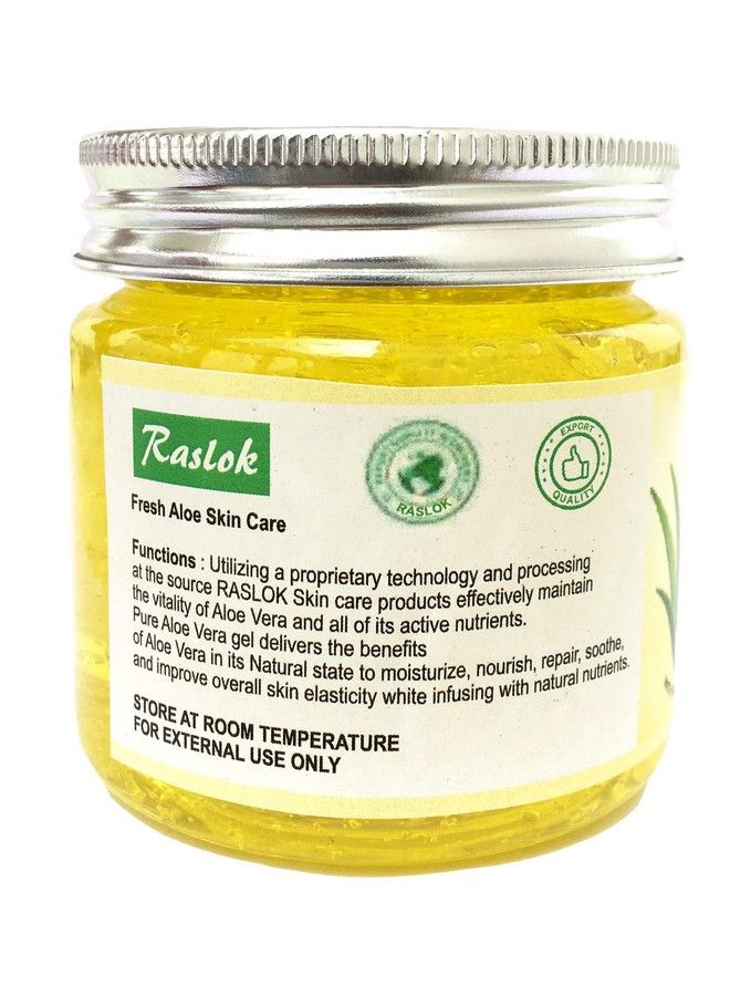 Raslok Aloe Vera Gel Pure Natural Organic Aloe Gel For Moisturizing Face Skin & Hair Care (Papaya 7.76 Oz)  - Image 4