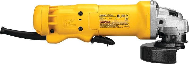 DEWALT DEWALT Angle Grinder 45 Inch 11 Amp With Paddle Switch DWE402  - Image 4