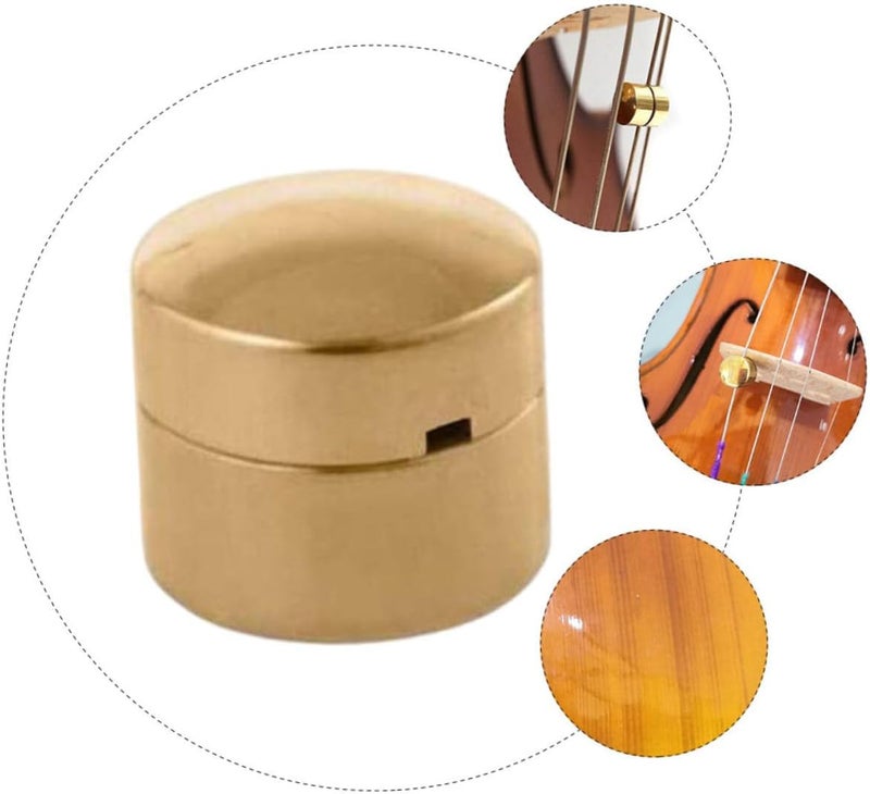 TOYANDONA Brass Violin Mute Wolf Tone Suppressor Portable Musical Instrument Accessory Cylindrical Design for Improved Sound Quality - Image 3