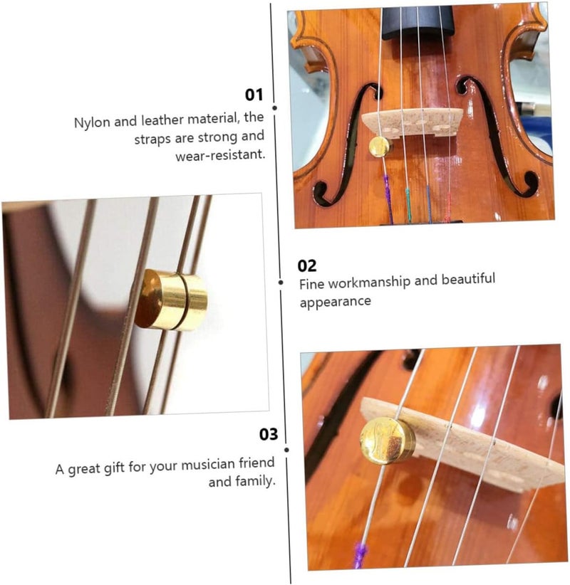 TOYANDONA Brass Violin Mute Wolf Tone Suppressor Portable Musical Instrument Accessory Cylindrical Design for Improved Sound Quality - Image 5