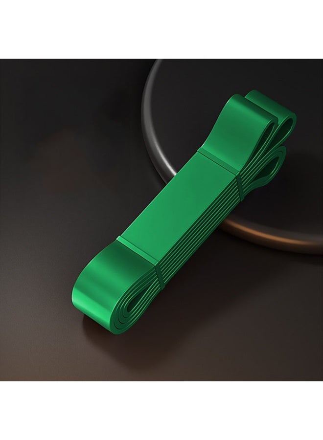 حبل مطاطي لتدريبات المقاومة حبل مطاطي مساعد للسحب والتمرين الرياضي أربطة تمرين اللياقة البدنية، 4.5 سم، 208 سم - Image 1