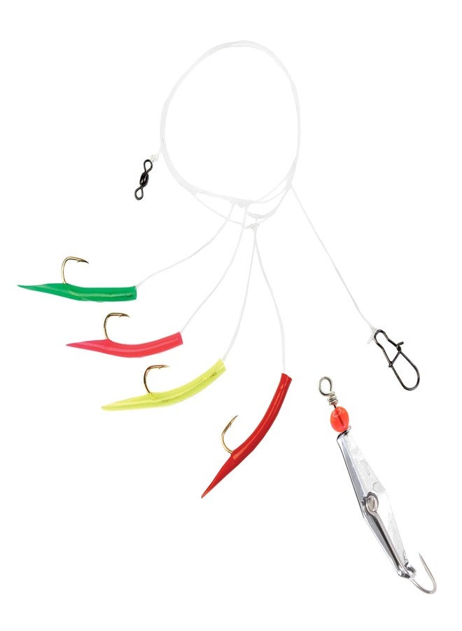 Clarkspoon MT-0RBMS Mackerel Tree Rigged with Size #0 Silver Clarkspoon - Ready to Fish - Image 1