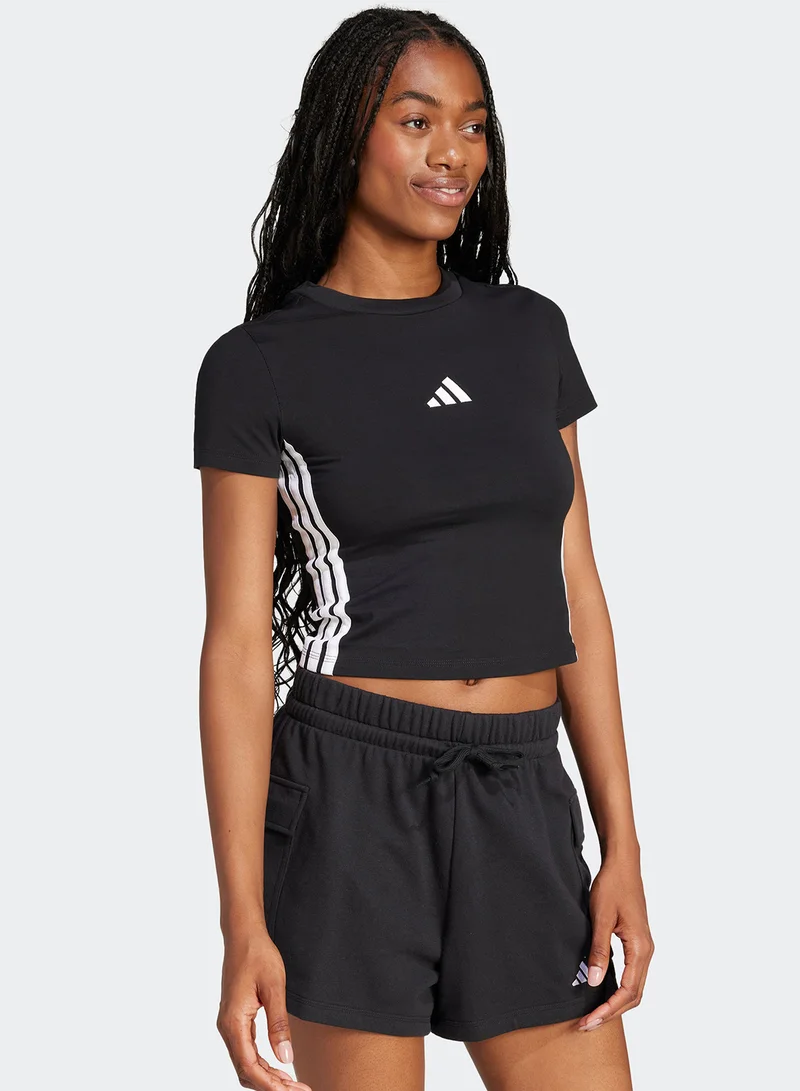 Adidas Essentials 3 Stripes Slim Baby T-Shirt