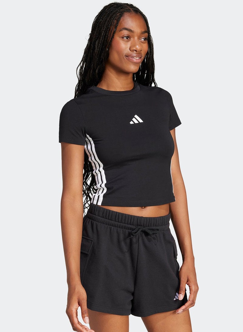 Adidas Essentials 3 Stripes Slim Baby T-Shirt - Image 5