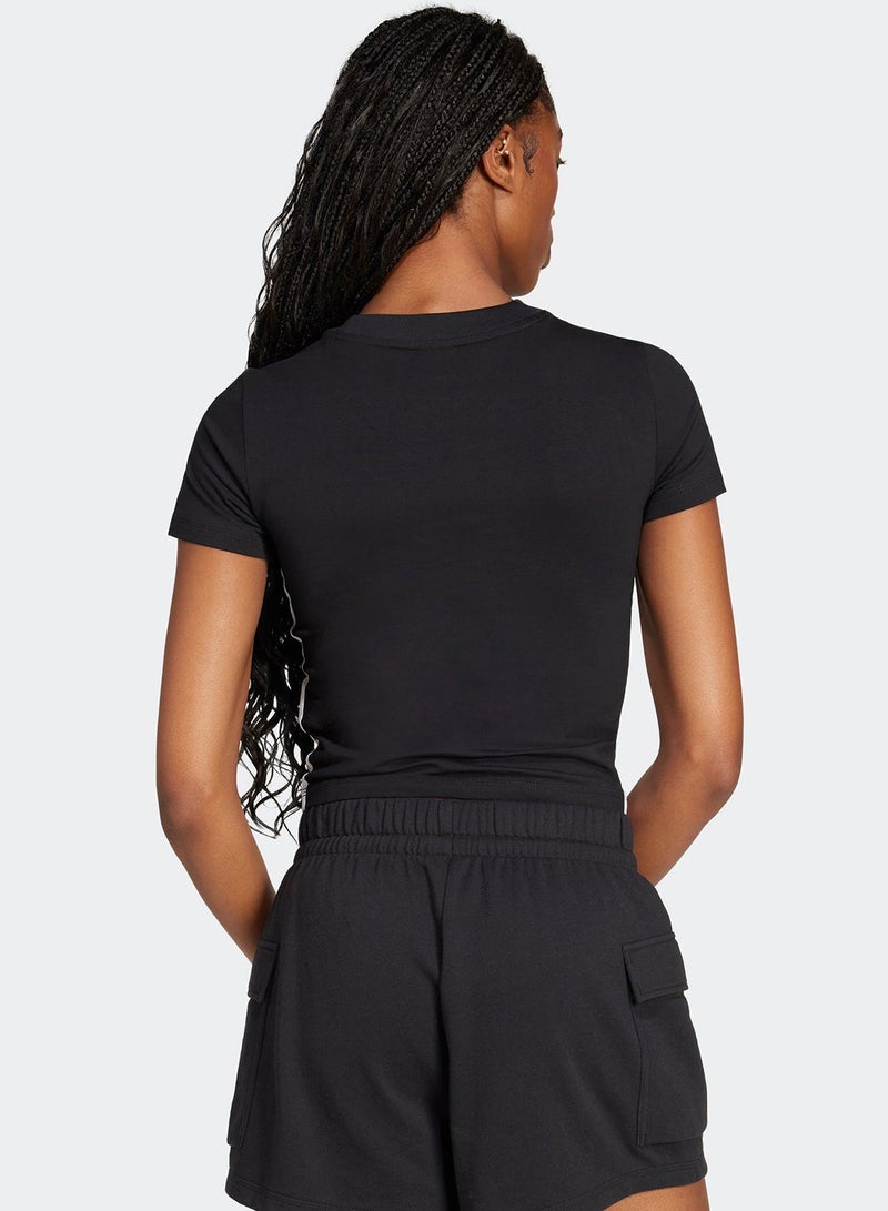 Adidas Essentials 3 Stripes Slim Baby T-Shirt - Image 2