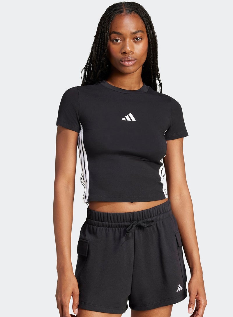 Adidas Essentials 3 Stripes Slim Baby T-Shirt - Image 1