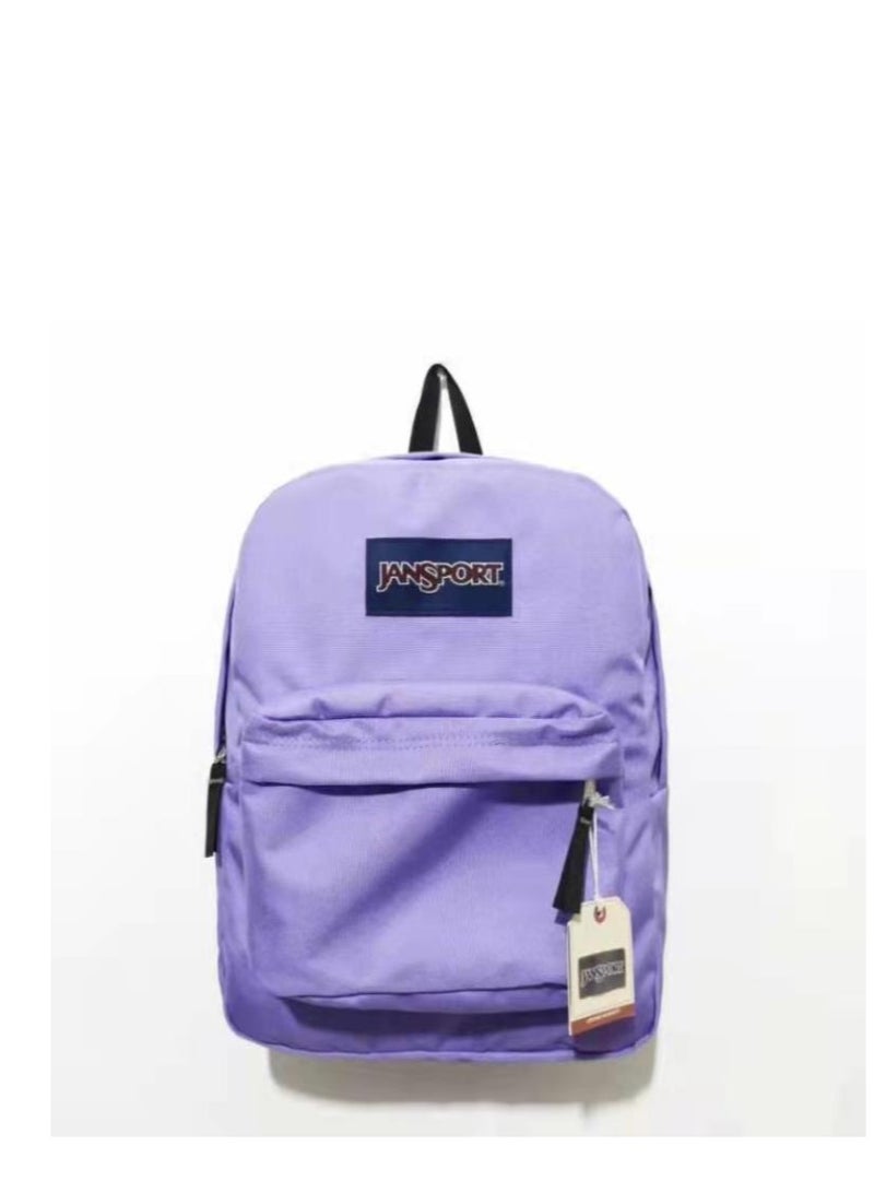 JANSPORT حقيبة ظهر سوبر بريك الصلبة باللون الأرجواني - Image 1