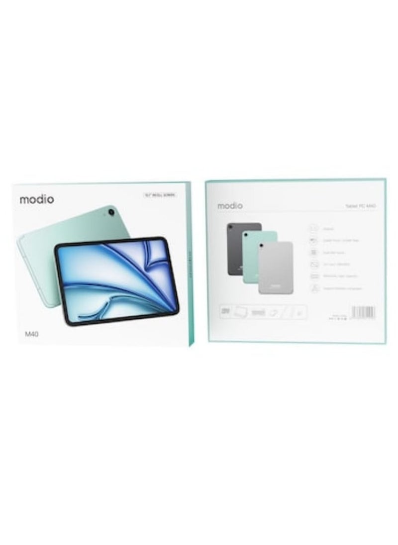 modio Modio M40 10.1-Inch Tablet – Powerful 8GB RAM, 512GB Storage, Dual SIM, High-Capacity Battery, and Stunning In-Cell Display for Seamless Performance (green) colour.  - Image 3
