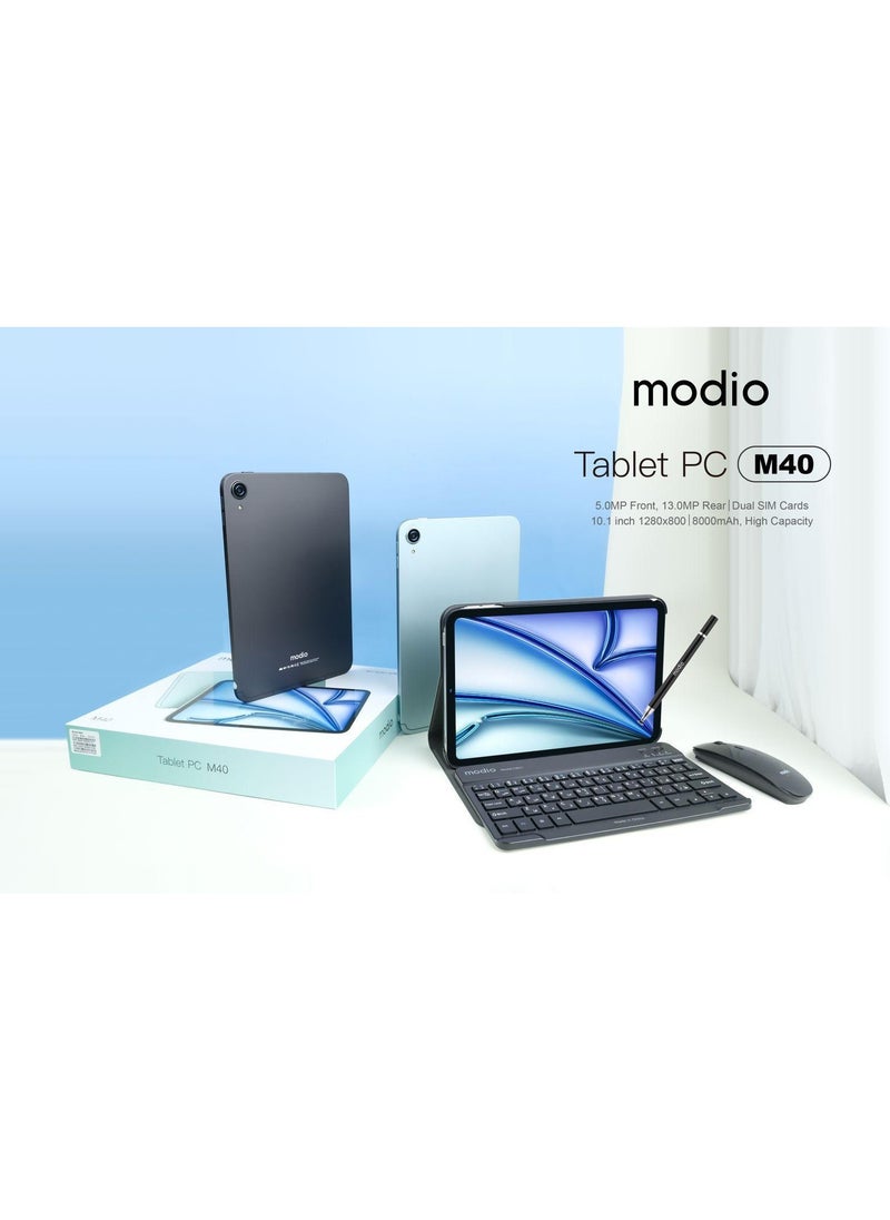 modio Modio M40 10.1-Inch Tablet – Powerful 8GB RAM, 512GB Storage, Dual SIM, High-Capacity Battery, and Stunning In-Cell Display for Seamless Performance (green) colour.  - Image 5