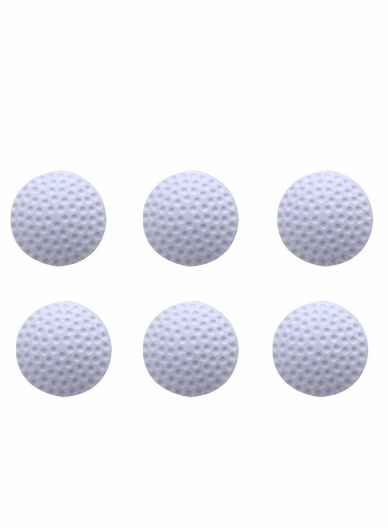 Door Handle Bumper, Self-Adhesive Wall Protector, Door Knob Wall Shield Rubber Buffer Crash Pads Door Stoppers, for Furniture Crafts Glass Table,6 Piece  - Image 1