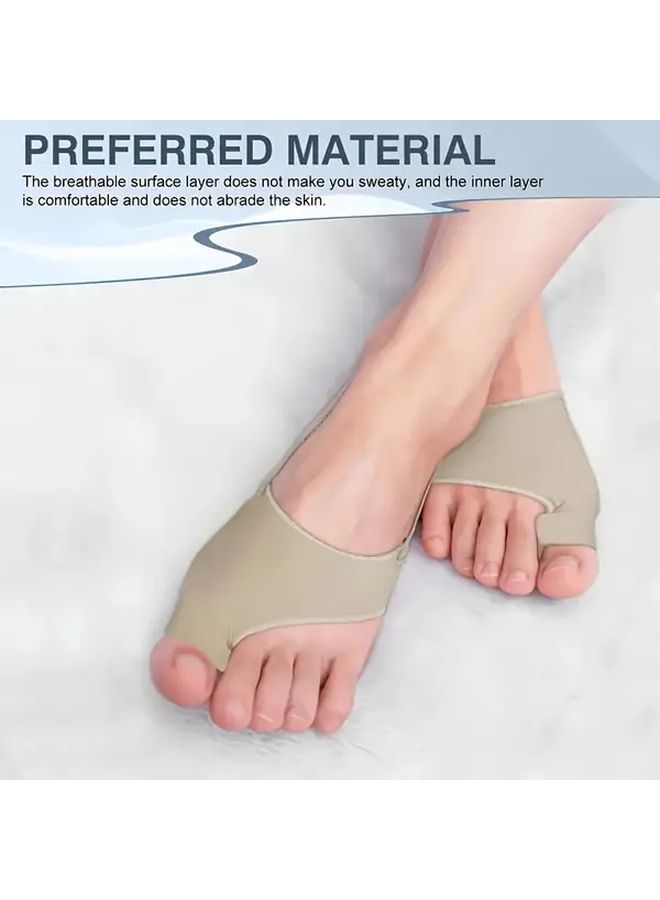 Soft Orthopedic Toe Separators For Bunions And Overlapping Toes Off White Size S - Image 4