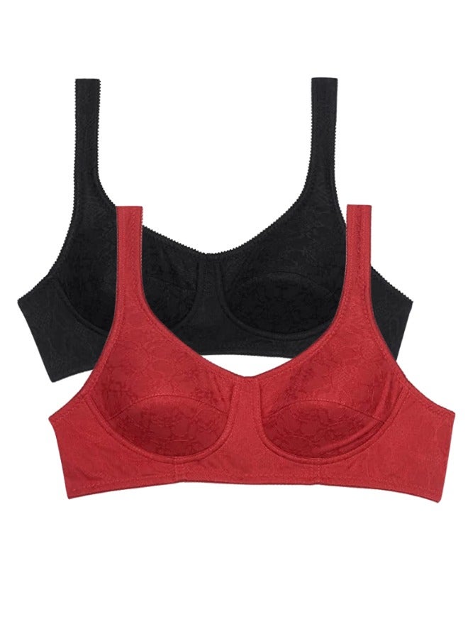 Lasso Pack of 2 Comfort Padded Bra for Women Model 126D - Image 3