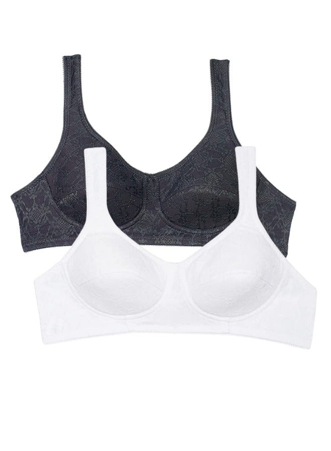 Lasso Pack of 2 Comfort Padded Bra for Women Model 126D - Image 2