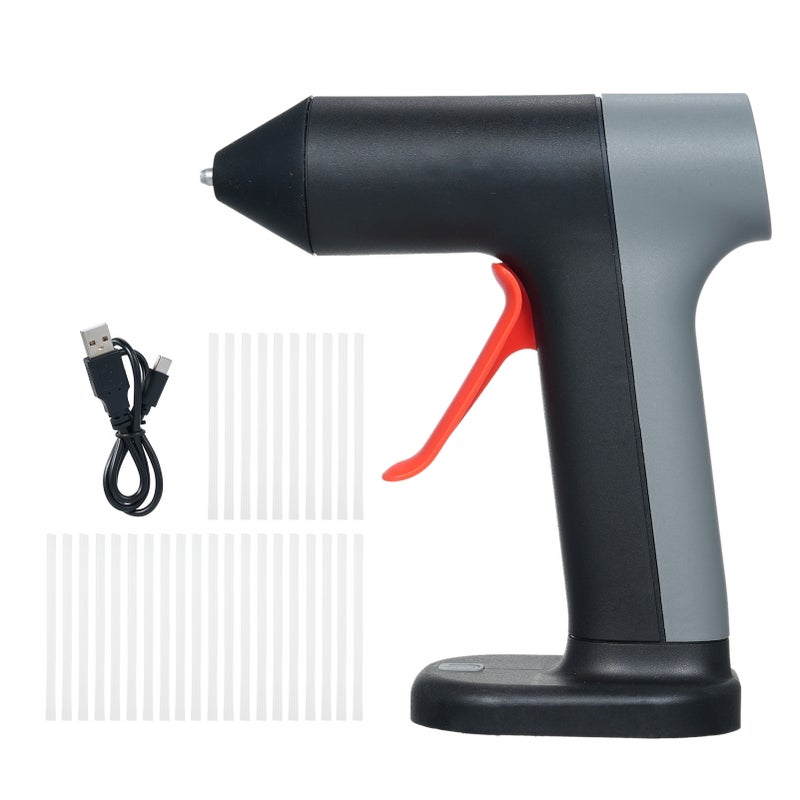 3.7V Hot Melt Glue Machine Kit 30s Fast Preheating Mini Glue Machine with 30Pcs Glue Sticks 2000mAh Rechargeable Battery for Crafts DIY Projects and Repairs - Image 1