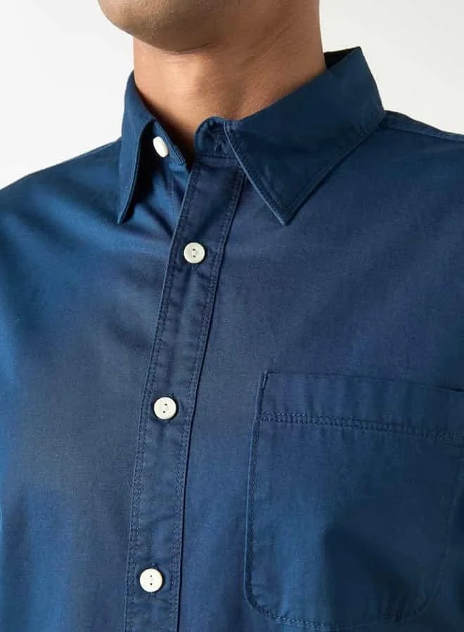 Lee Cooper Lee Cooper Regular Fit Shirt with Long Sleeves and Pocket