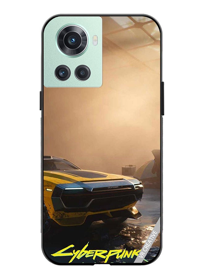 VR CREATIVE Protective Case Cover For OnePlus 10R Cyberpunk Design Multicolour - Image 1