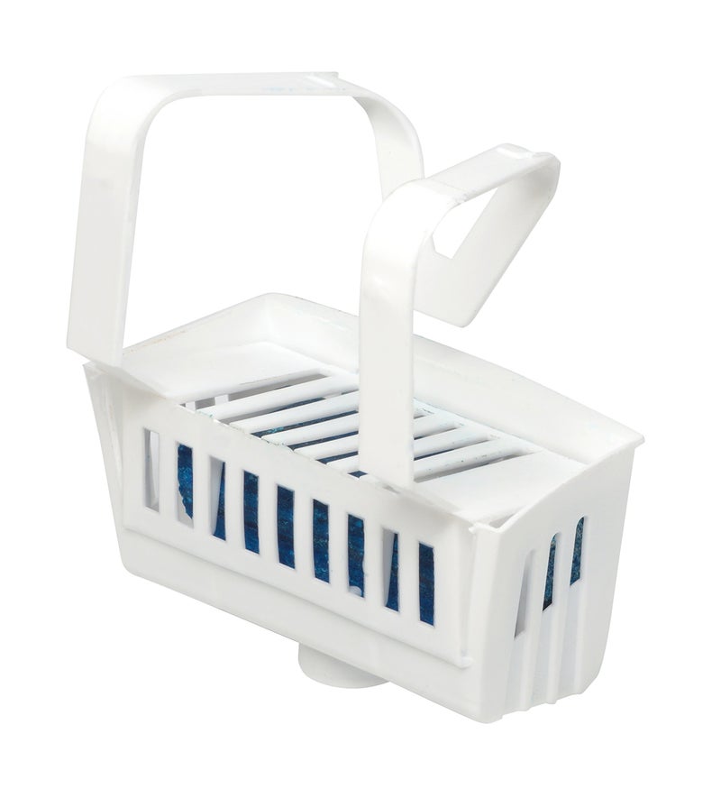 Big D Industries Non-para Toilet Bowl Block, Lasts 30 Days, Evergreen Scent, White, 12/Box - Image 2