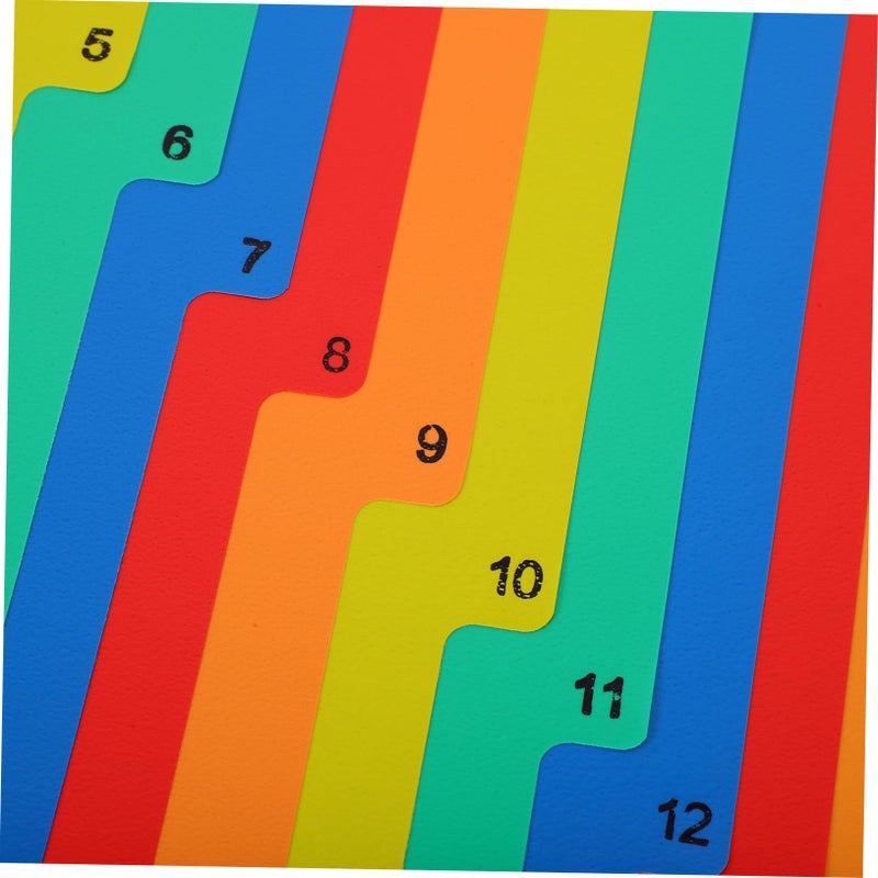 20 Pcs PP Index Dividers With Tabs For Binders Notebooks Books Reports Presentations - Image 4