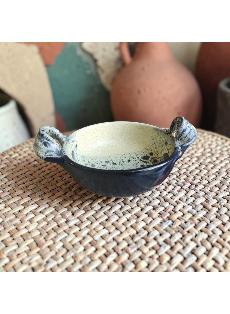 color zone pottery A distinctive tray made of pottery and ceramic—oven and microwave safe—Size 17. - Image 2