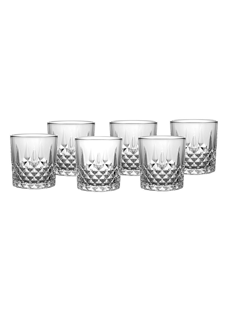 Cuisine Art Art Zeisse Short Tumbler Set - 6 Pcs, 310ml (10.5oz) - Crystal Clear, Dishwasher Safe, Elegant Glasses for Juice 