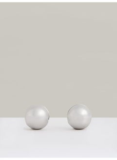 REISS Pollie: Polished Ball Huggie Earrings  - Image 1