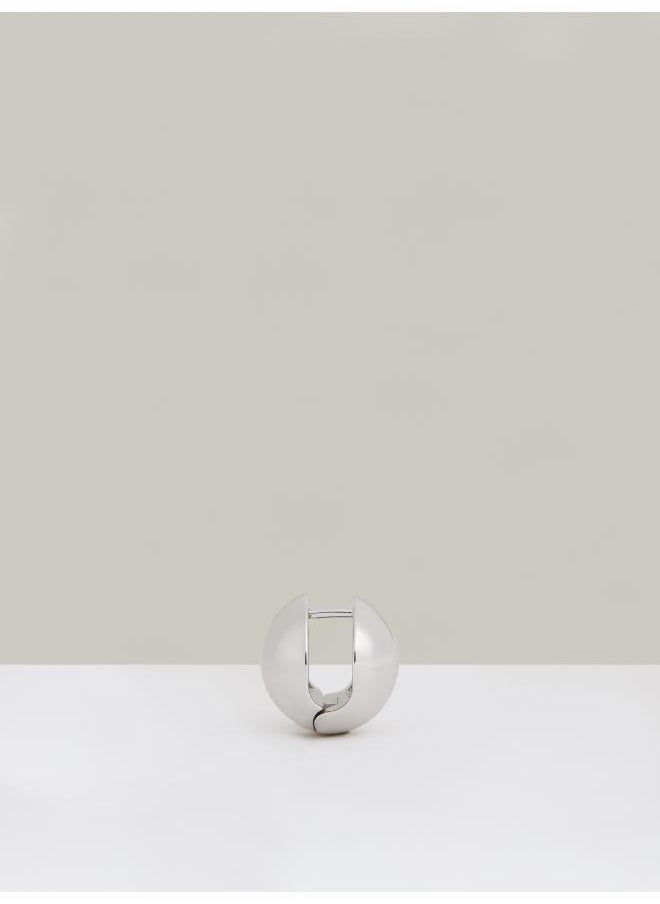 REISS Pollie: Polished Ball Huggie Earrings  - Image 3