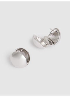 REISS Pollie: Polished Ball Huggie Earrings  - Image 2