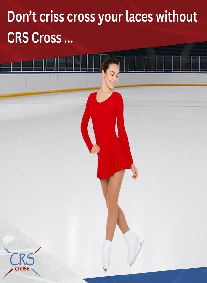 CRS Cross Ice Skating Lycra Boot Covers. Youth, Light Tan - Image 5