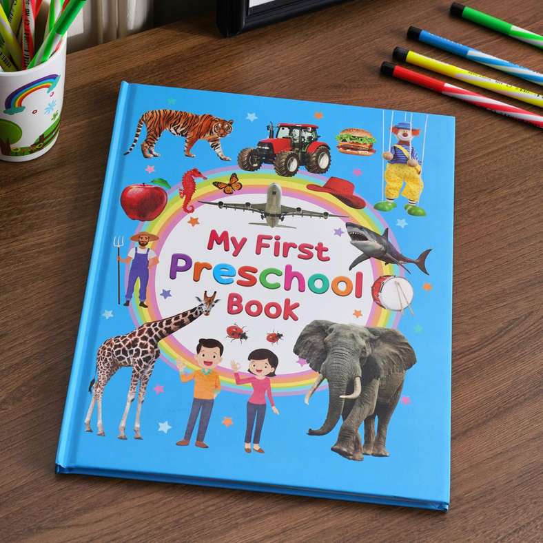 My First Preschool Book 64 Pages - Blue