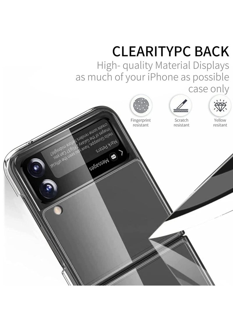 ELTRAZONE Samsung Galaxy Z Flip 3 5G PC Anti-Scratch Shookproof Protection Cover for Samsung Galaxy Z Flip 3 5G, Transparent - Image 5