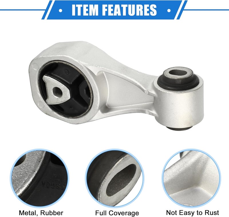 VekAuto Engine Mount for Nissan Sentra 2013-2019, Anti Deform Metal Silver Tone No.113503SG0A - Image 4