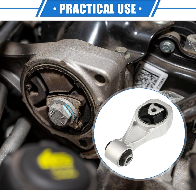 VekAuto Engine Mount for Nissan Sentra 2013-2019, Anti Deform Metal Silver Tone No.113503SG0A - Image 2
