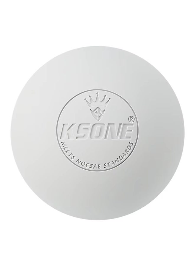 6.3CM Fascia Massage Ball For Myofascial Release Arm Neck Foot Massage Balls Yoga Fitness Massage - White - Image 1