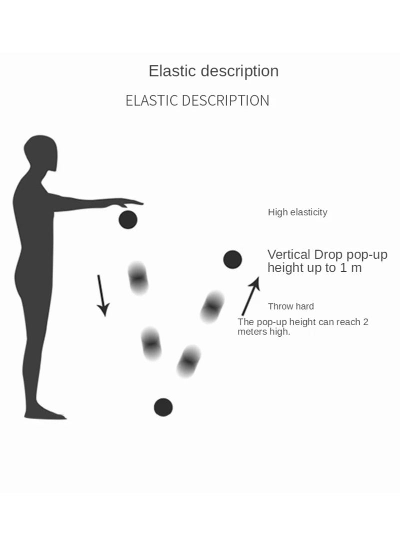 6.3CM Fascia Massage Ball For Myofascial Release Arm Neck Foot Massage Balls Yoga Fitness Massage - White - Image 2